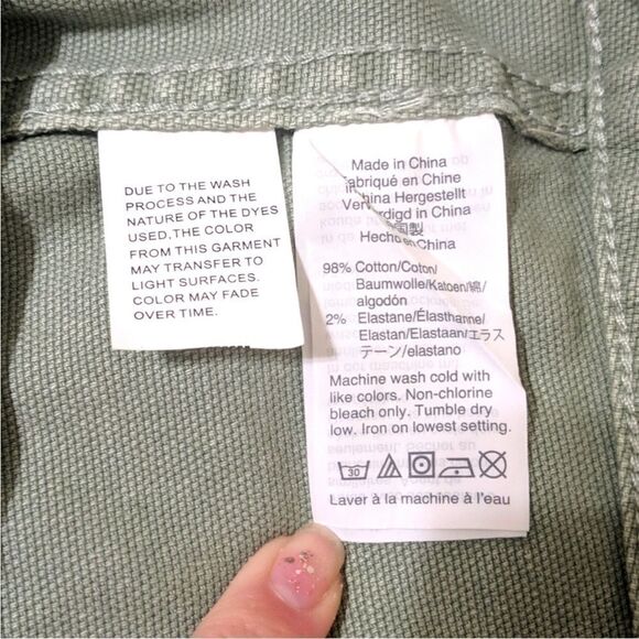 Madewell Denim Emmett Mint Sage Skirt, size 26 - Picture 9 of 10